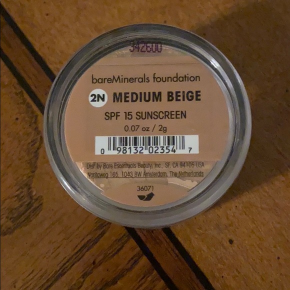 NEW Bare Minerals ID Foundation SPF 15 med beige
